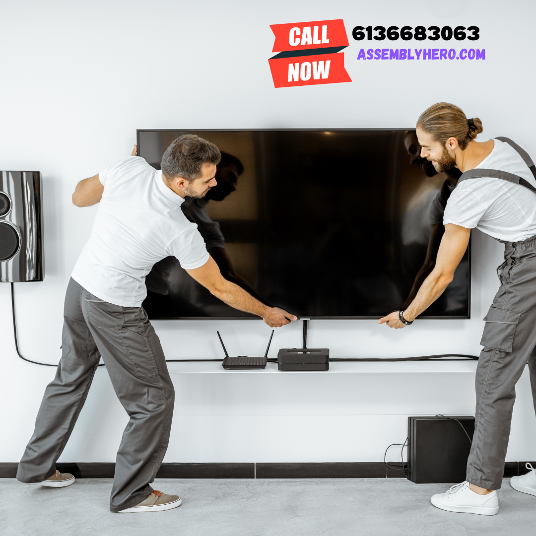 TV and Art Mounting Service Expert Ottawa Canada Gartineau Orleans Barheaven Kanata